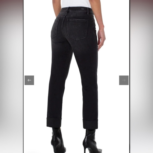 NWTLiverpool Los Angeles MARLEY GIRLFRIEND WITH RAW CUT CUFF ECO in Herington - Picture 3 of 17